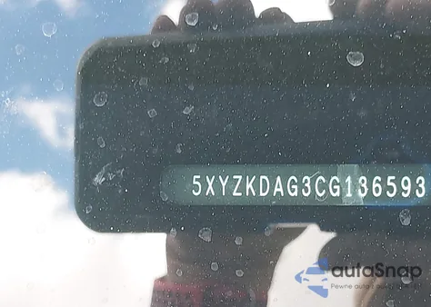 2012 Hyundai Santa Fe Limited V6 from USA, damaged, VIN 5XYZKDAG3CG136593